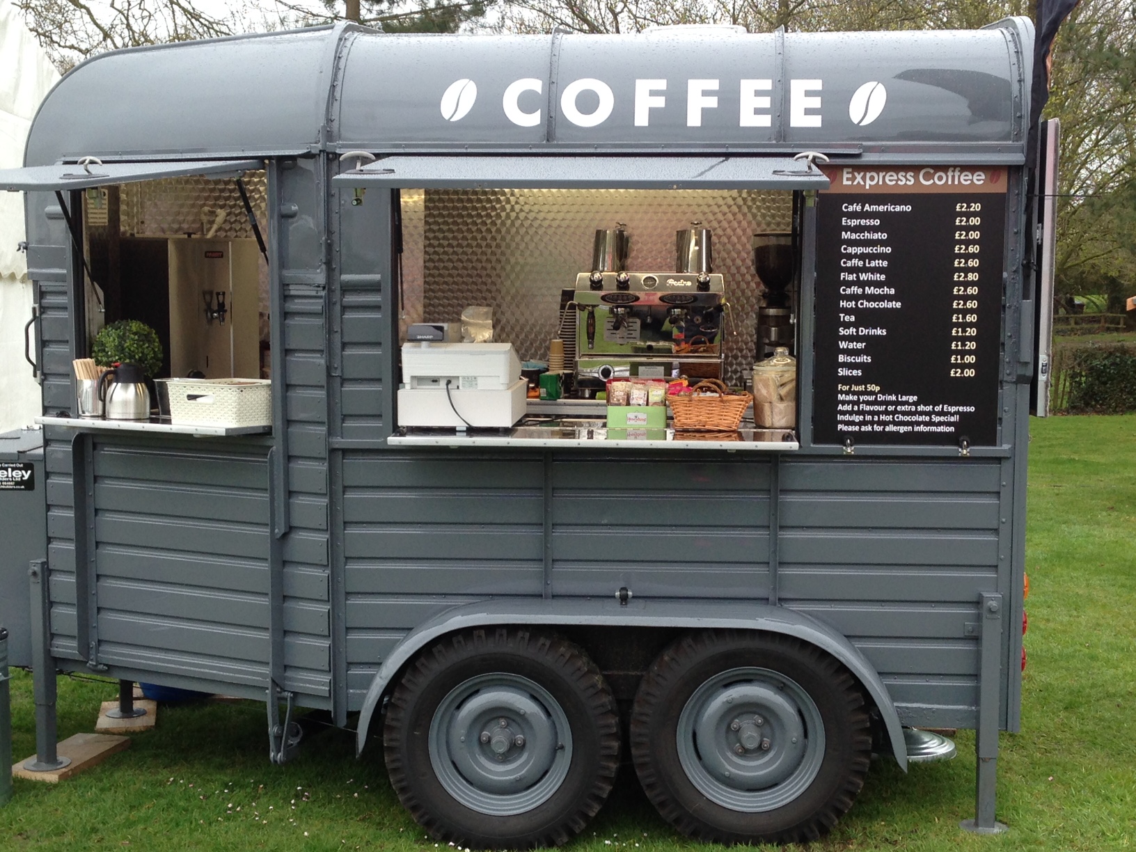 Speciality Mobile Coffee Bars from Express Coffee